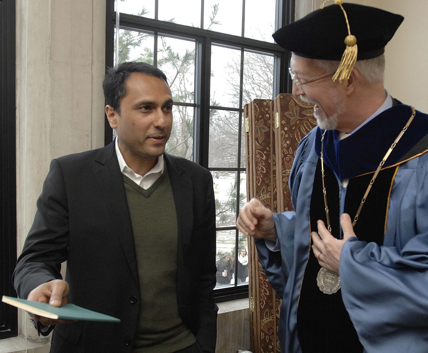 Chatting on Founders' Day